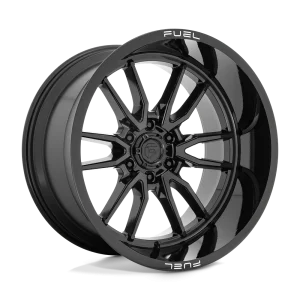 Fuel – D760 CLASH – Black – 22″x12″ -44mm – All weather Wheels – D76022208447